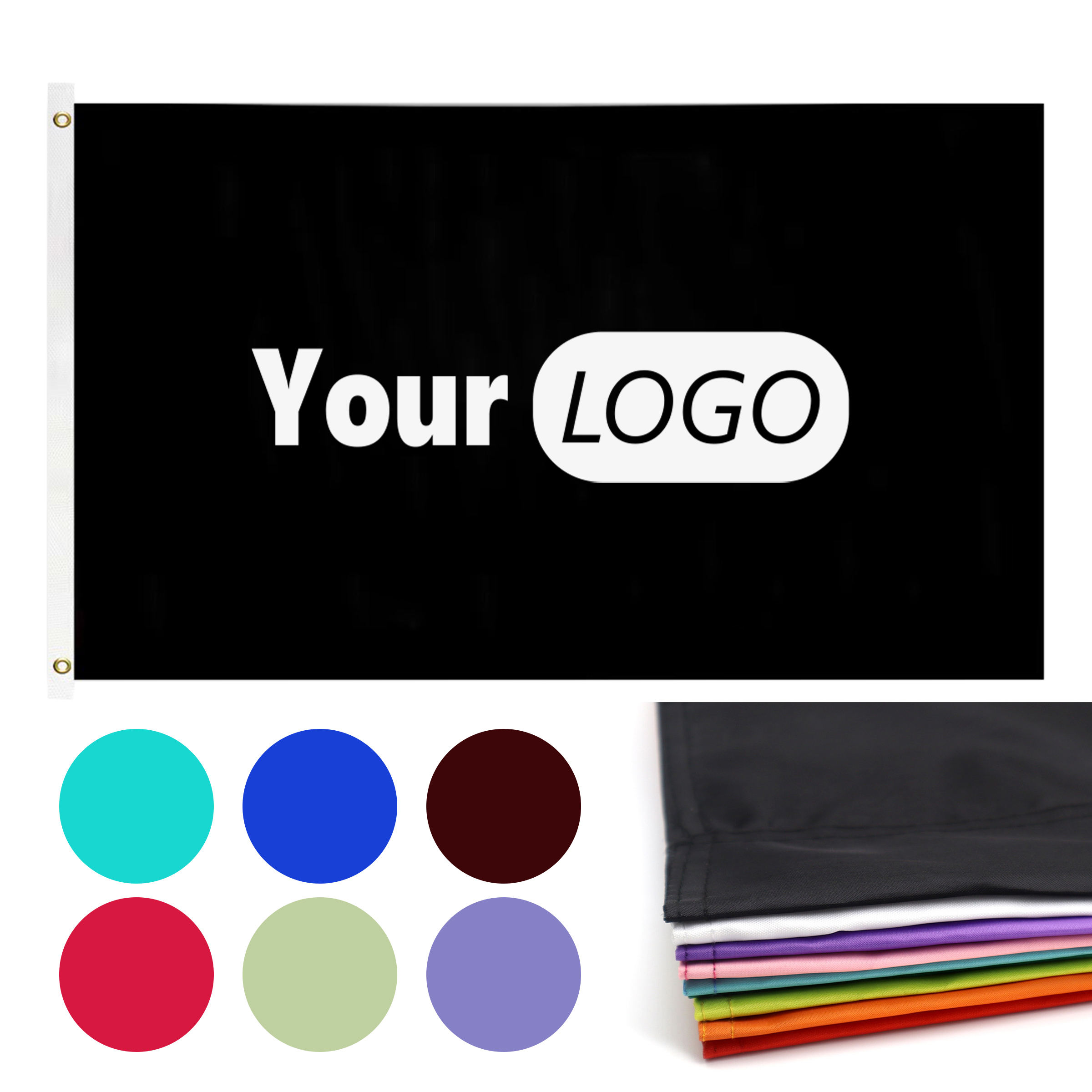 Microfiber Cloth Durable Customizable Logo Flags For Any Occasion 2