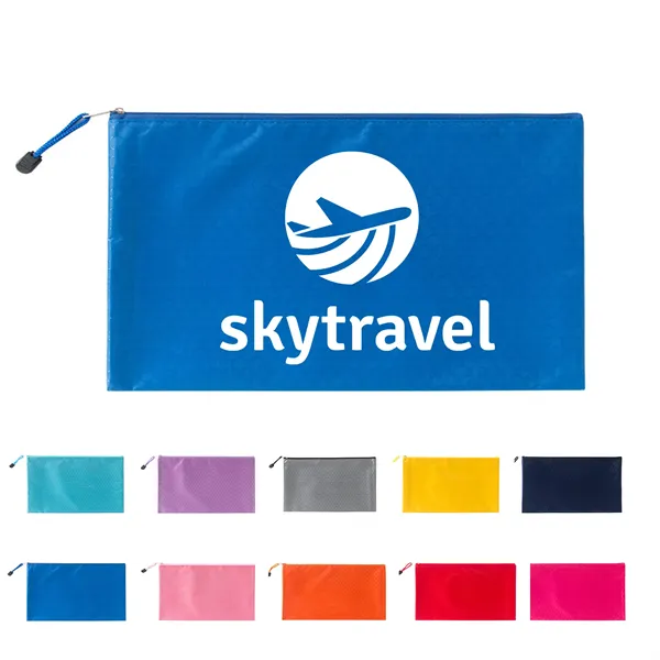 A6 Waterproof Zipper Bag Pencil Pouch
