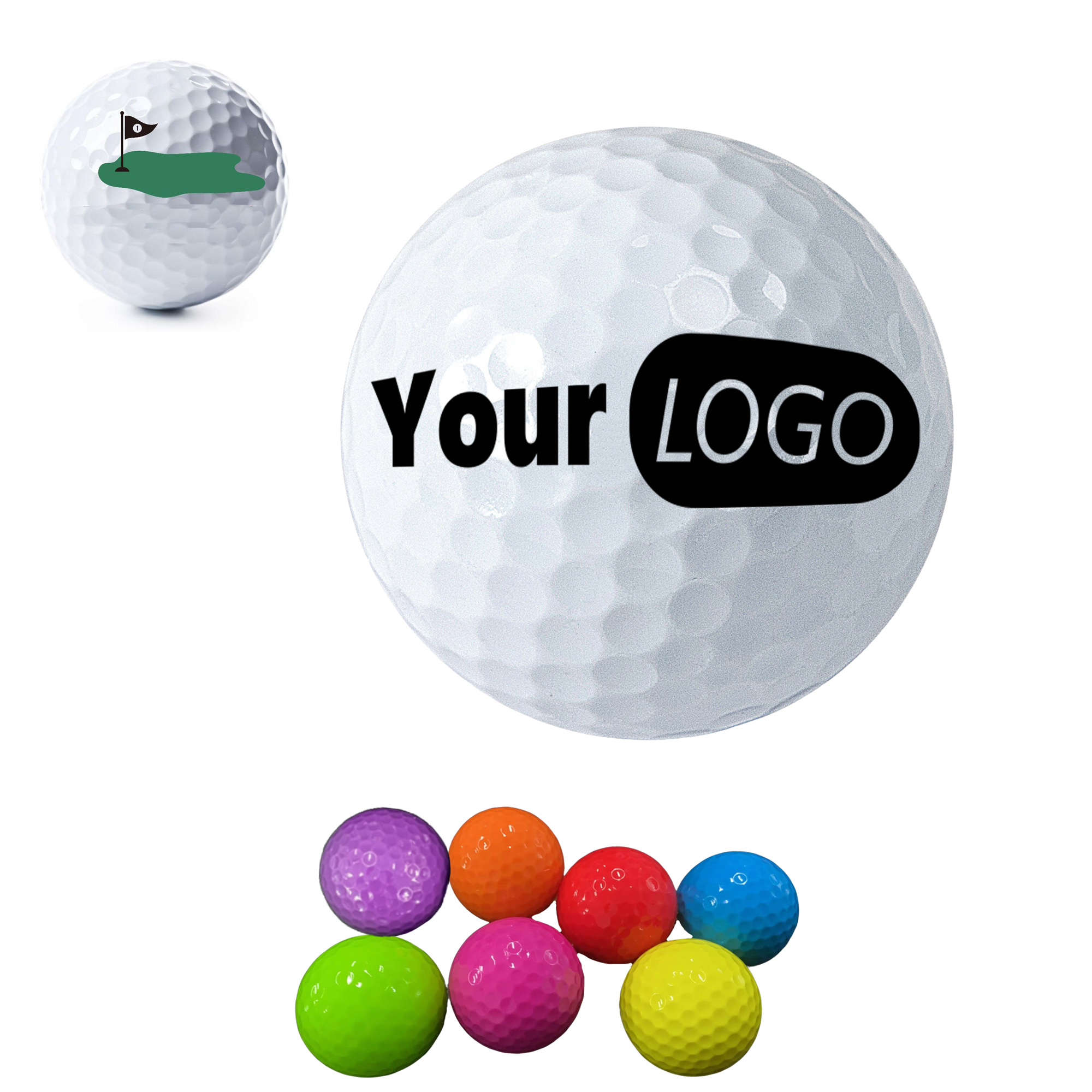 Professional Colored Golf Balls MOQ 10 5