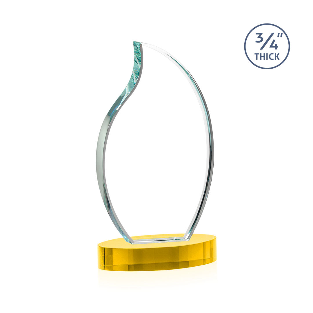 Croydon Flame Award on Alberton Base - Gold 7