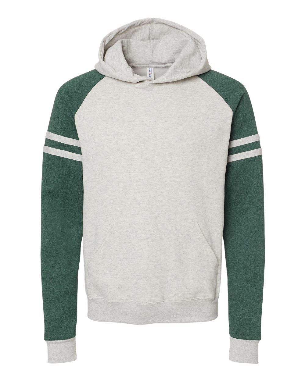 Unisex Nublend® Varsity Colorblocked Raglan Hooded Sweatshirt - 97CR 26