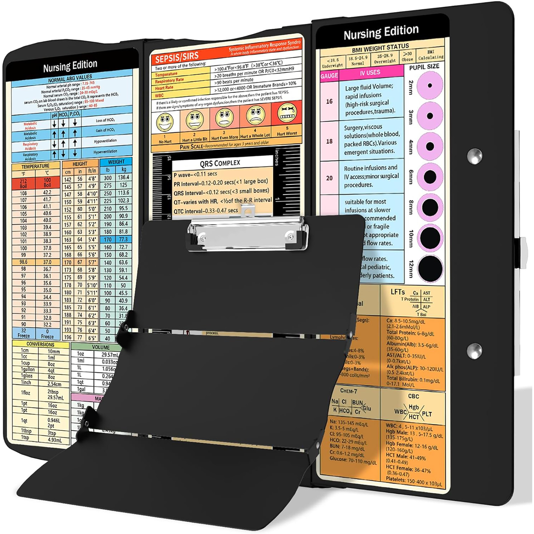 Aluminum 3 Layers Foldable Clipboard 6