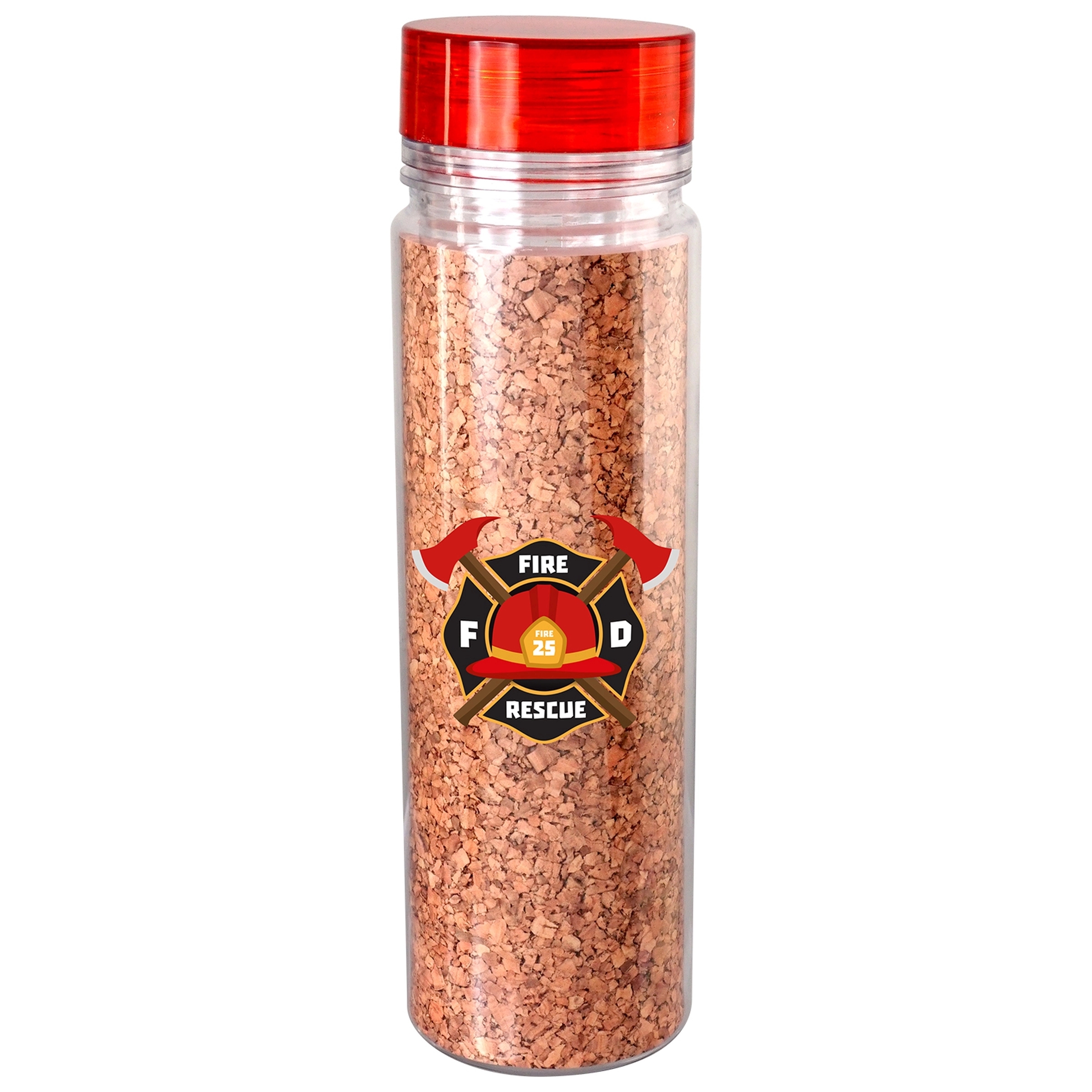 Clear View 18 oz. Full Color Cork Bottle, custom water bottle with logo imprint 9