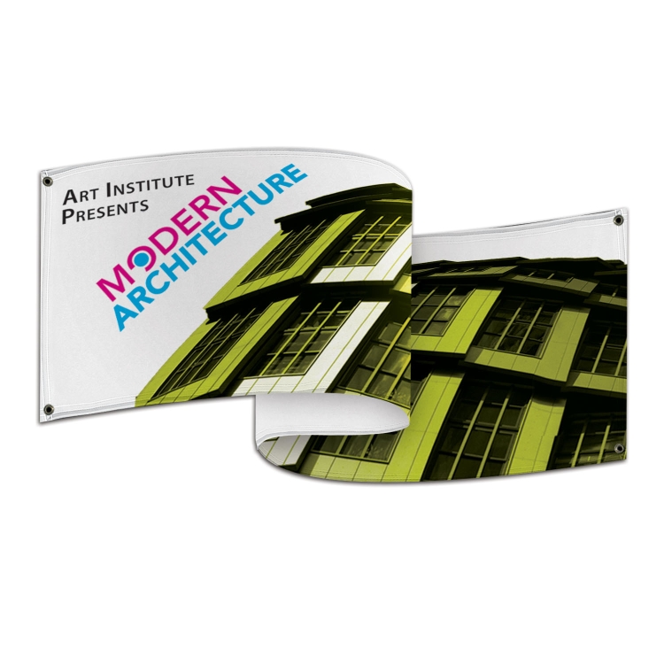 2' x 4' Poly Poplin Fabric Banner 6