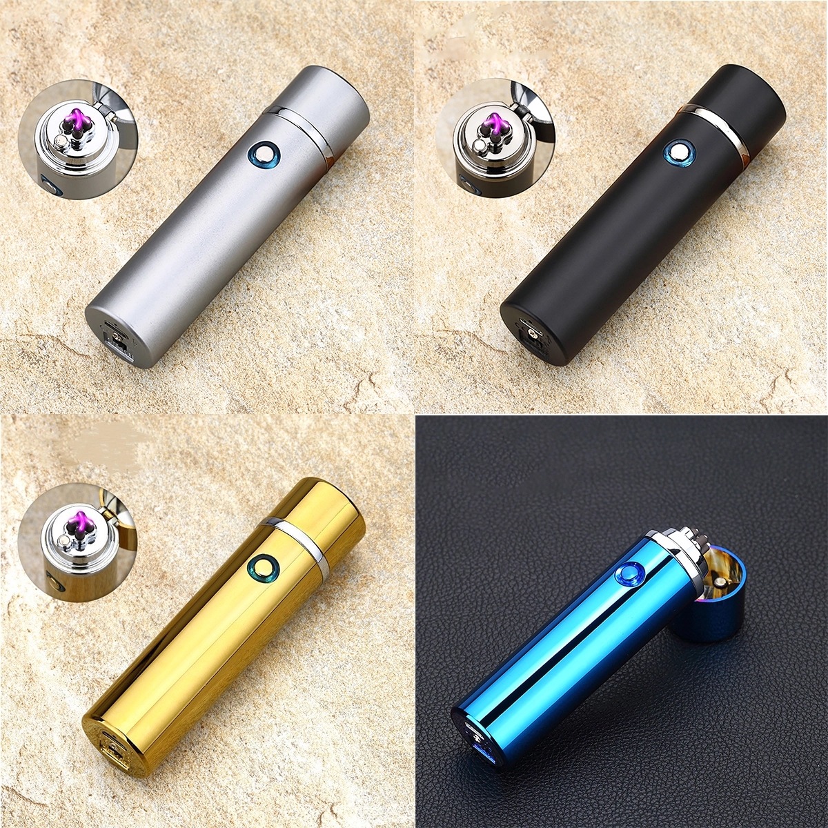 Rechargeable Plasma Arc Pipe Cigar Lighter 3