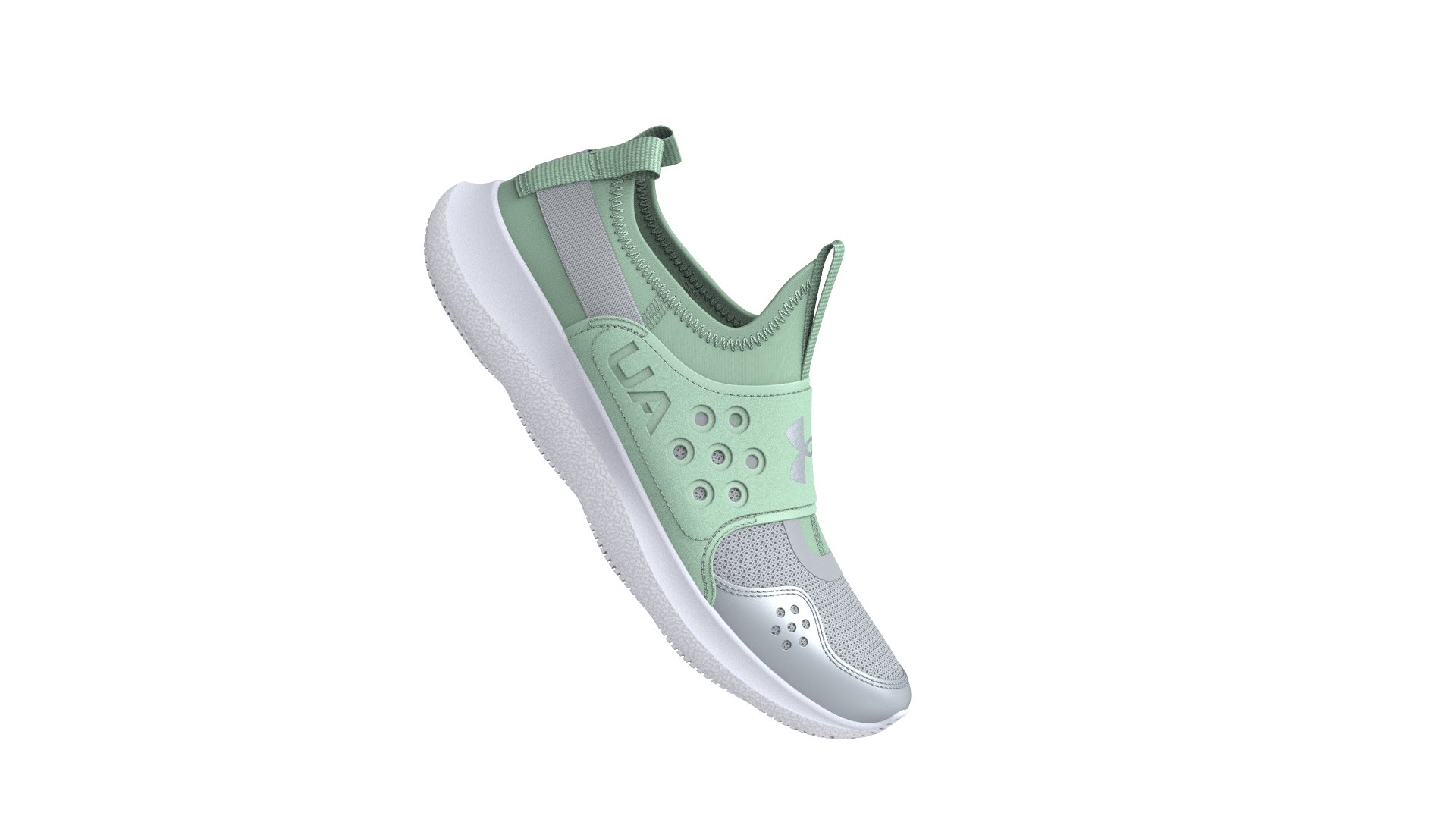 Girls' Grade School UA Runplay Running Shoes  3