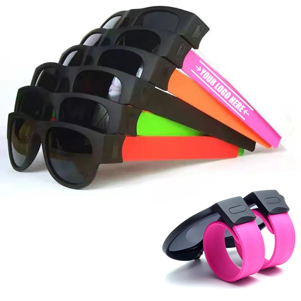Folding Flexible Polarized Wrist Sunglasses 2