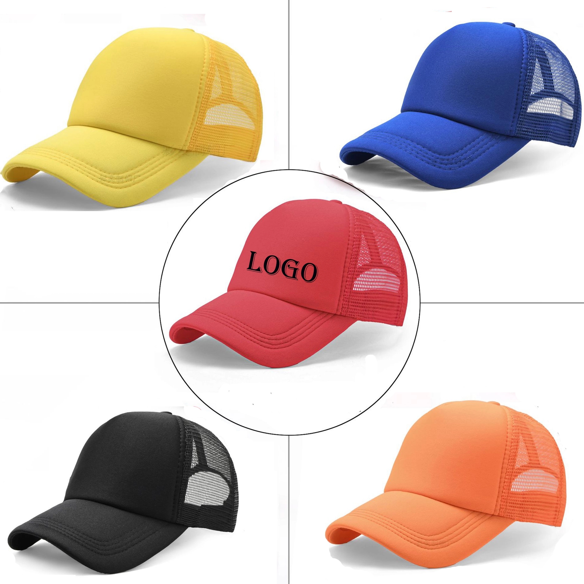 Premium Mega Herringbone Trucker Cap