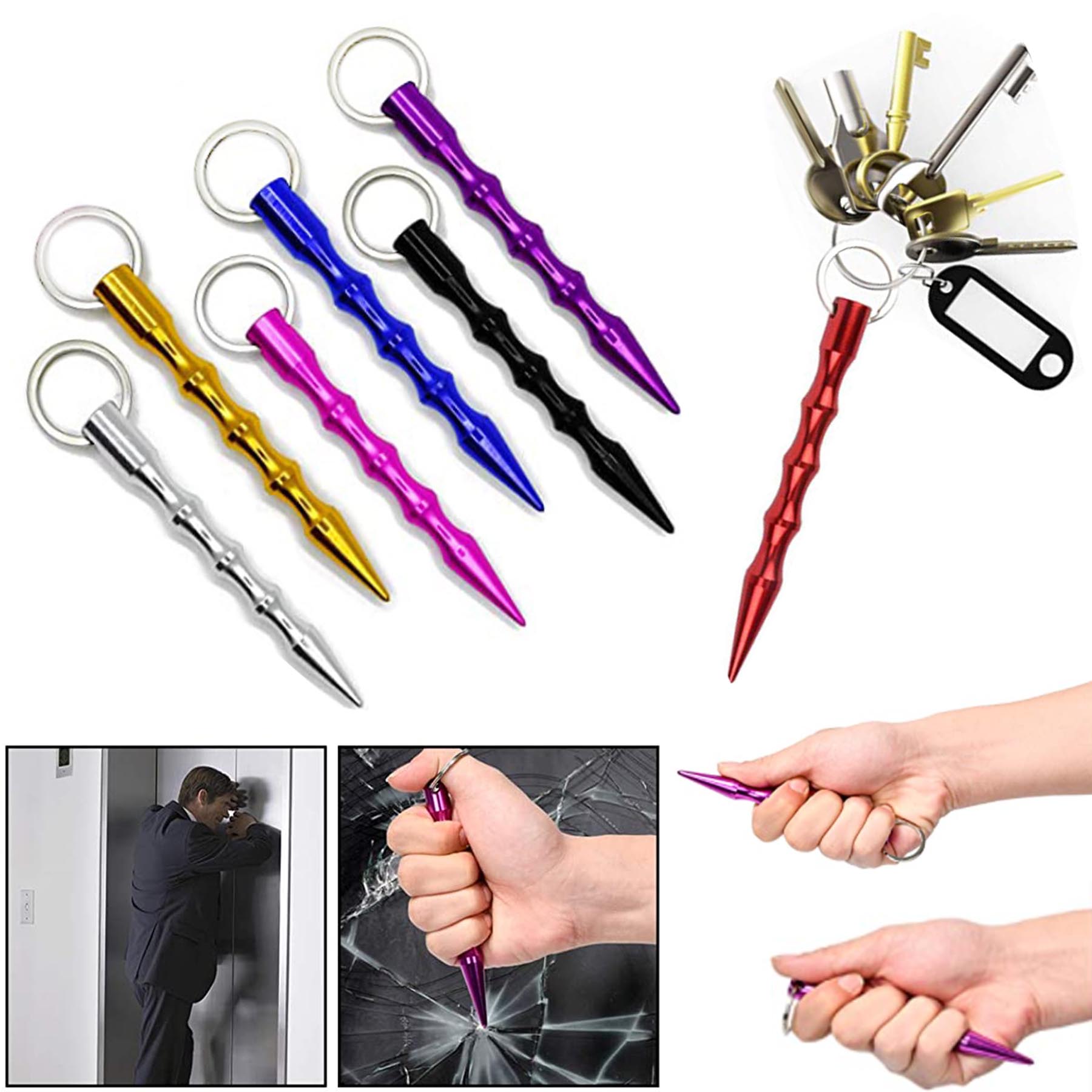 Aluminum Self Defence Key Chains 1