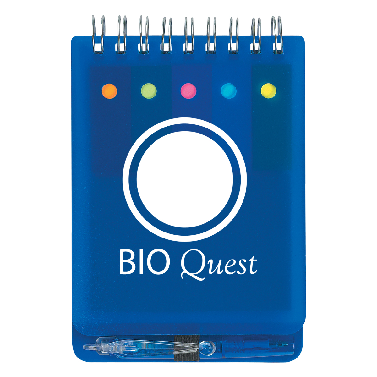 Spiral Jotter With Sticky Notes, Flags & Pen 8