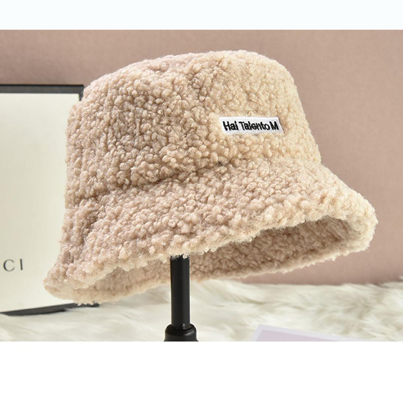 Faux Lamb Wool Fishermans Hat Trend Bucket Hats 13