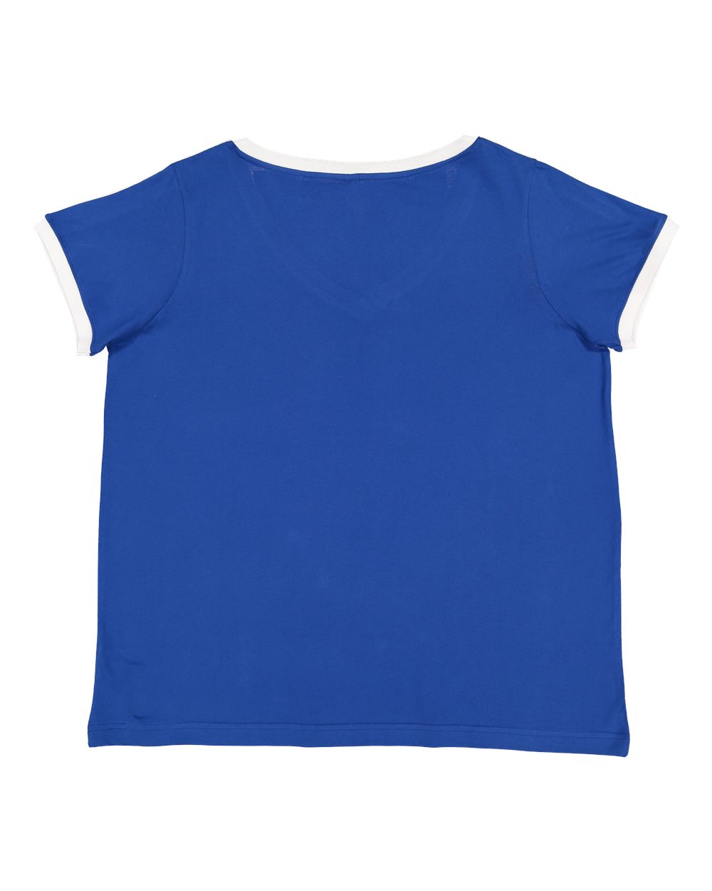 Women's Curvy Retro Ringer Premium Jersey V-Neck Tee - 3832 11