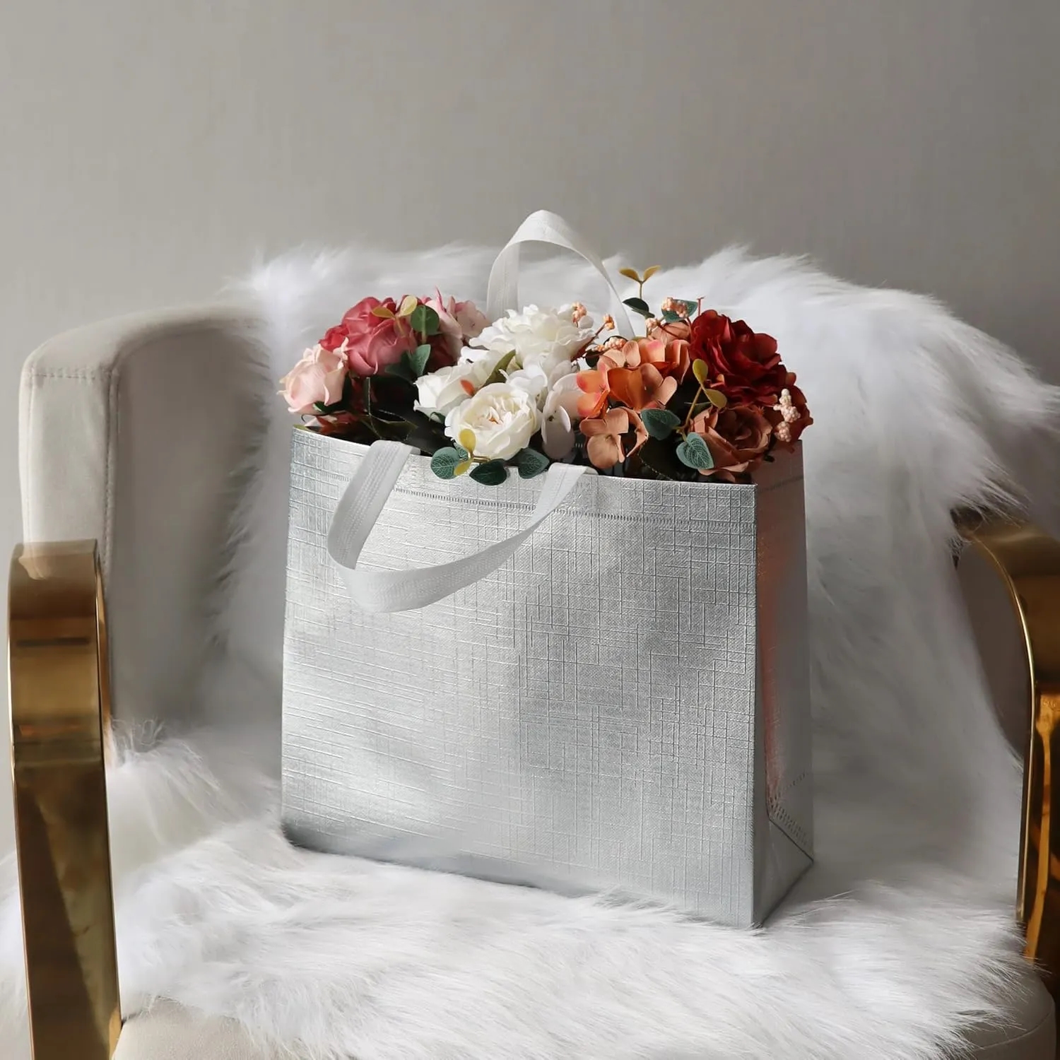 Glossy Reusable Gift Tote Bag with Handle 7