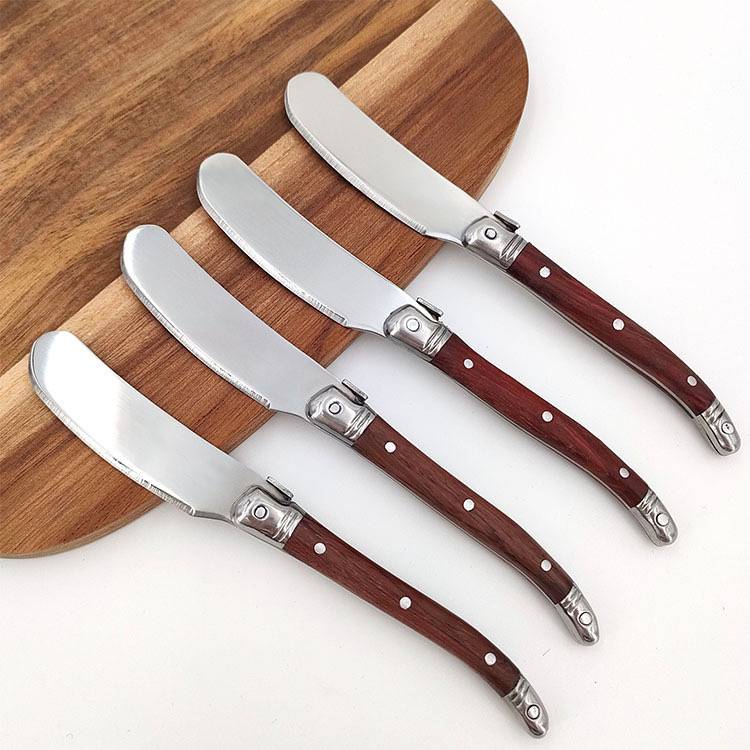 Stainless Steel Butter Knife W/ Wooden Handle 5