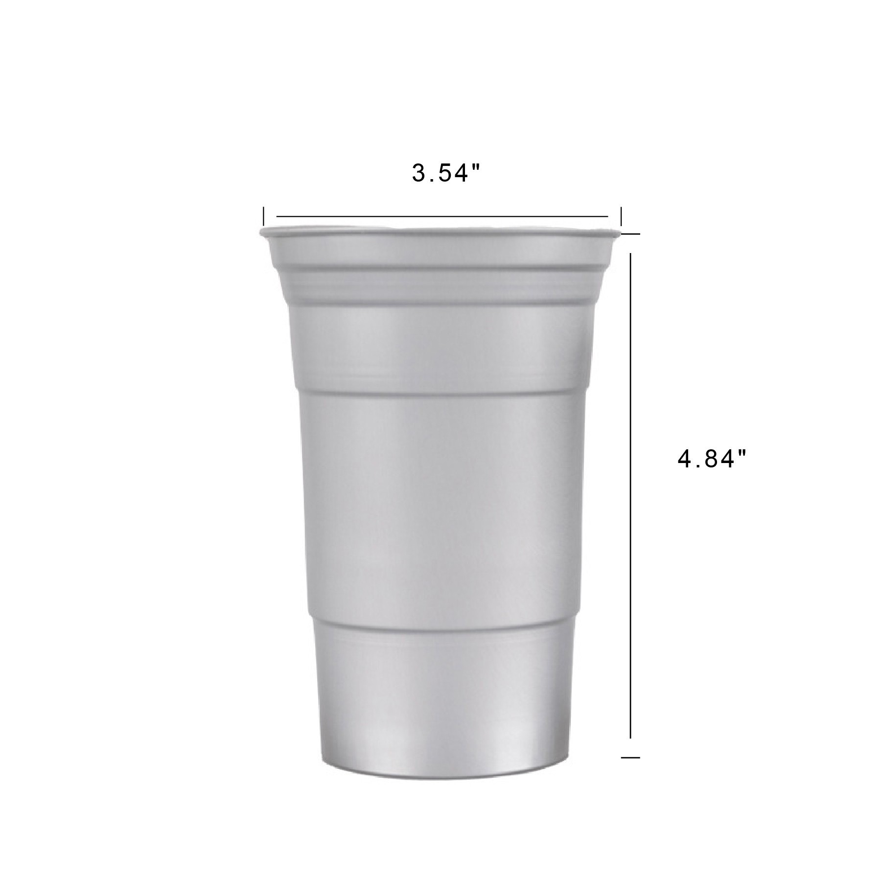 16 Oz Aluminum Party Cup 2