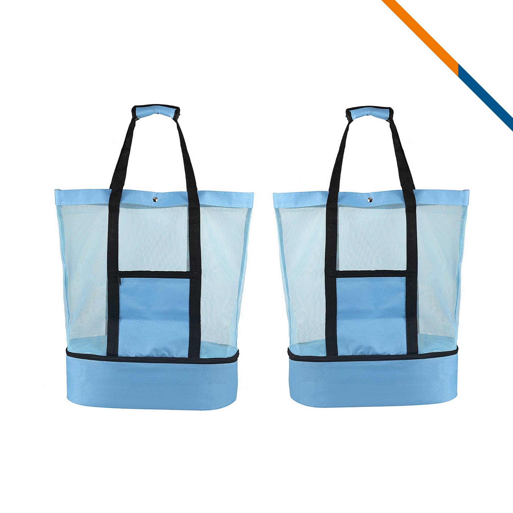 CoolSack 2in1 Mesh PEVA Cooler Tote Bag 2