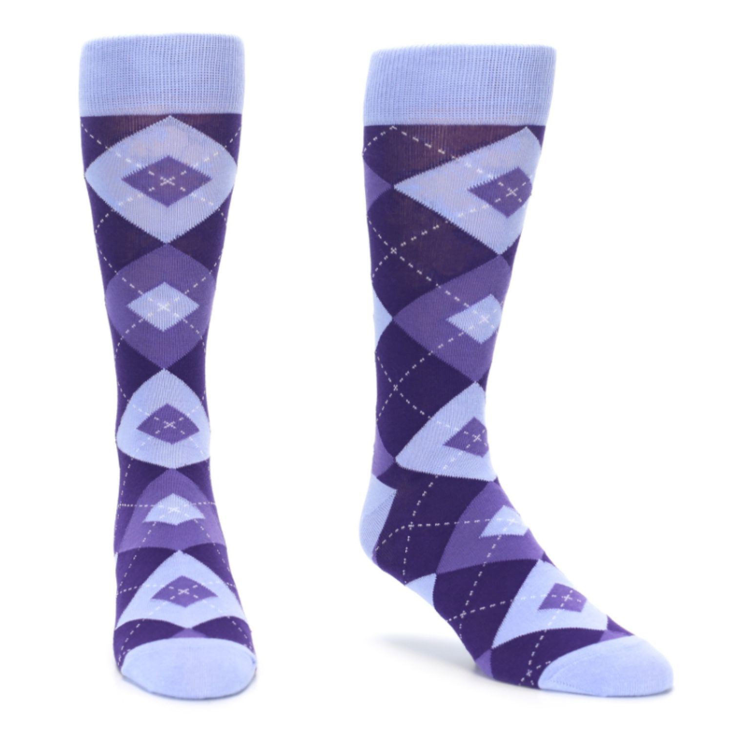 Stock ready Argyle premium dress Socks w/ Custom embroidered logo, 200 needles 3