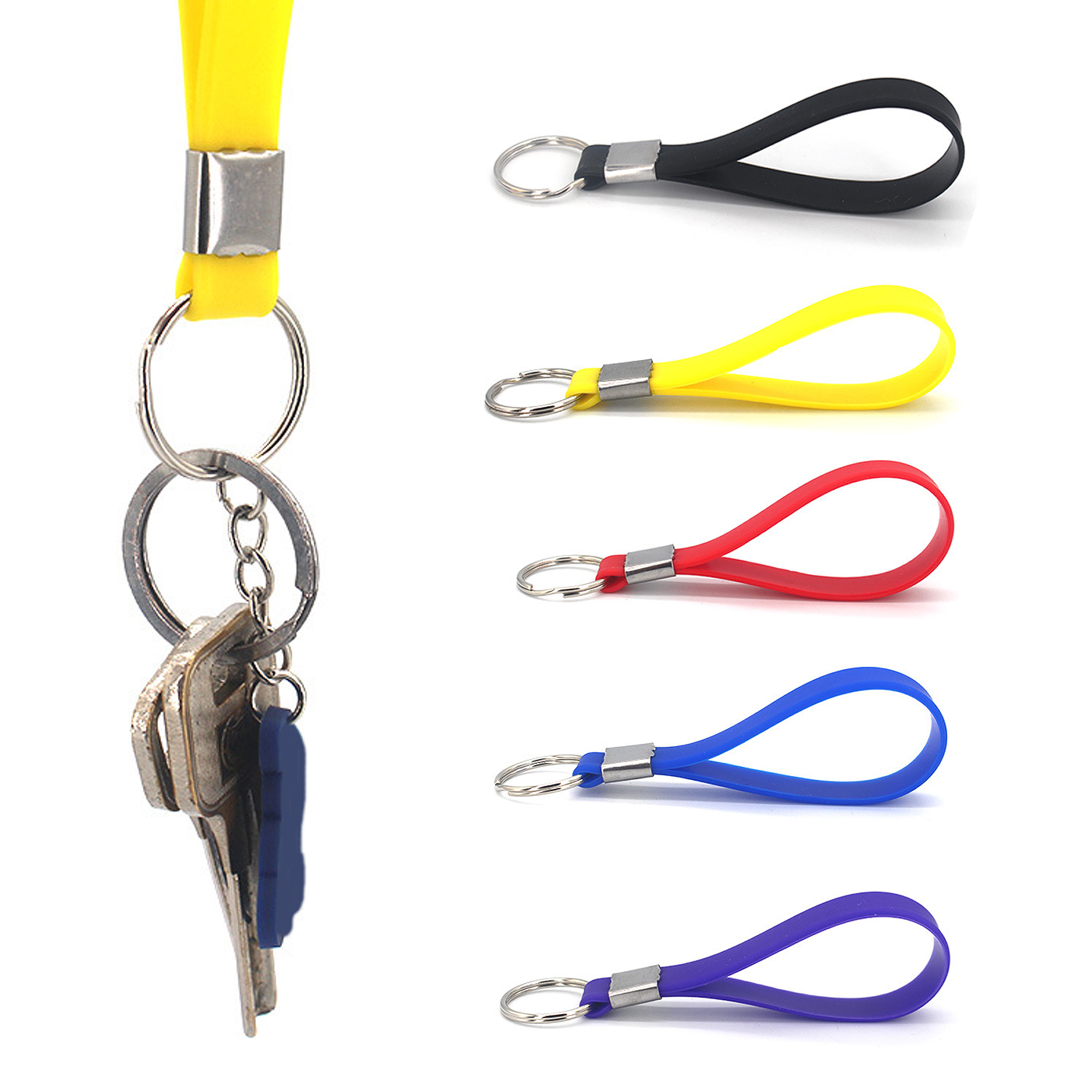 Silicone Keychain Ring For Employee Appreciation Gift 2
