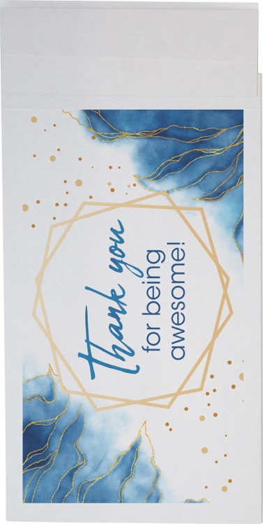 Full Color White Eco-Shipper Expandable Paper Mailer (9.5" W x 16" H x 3" D)