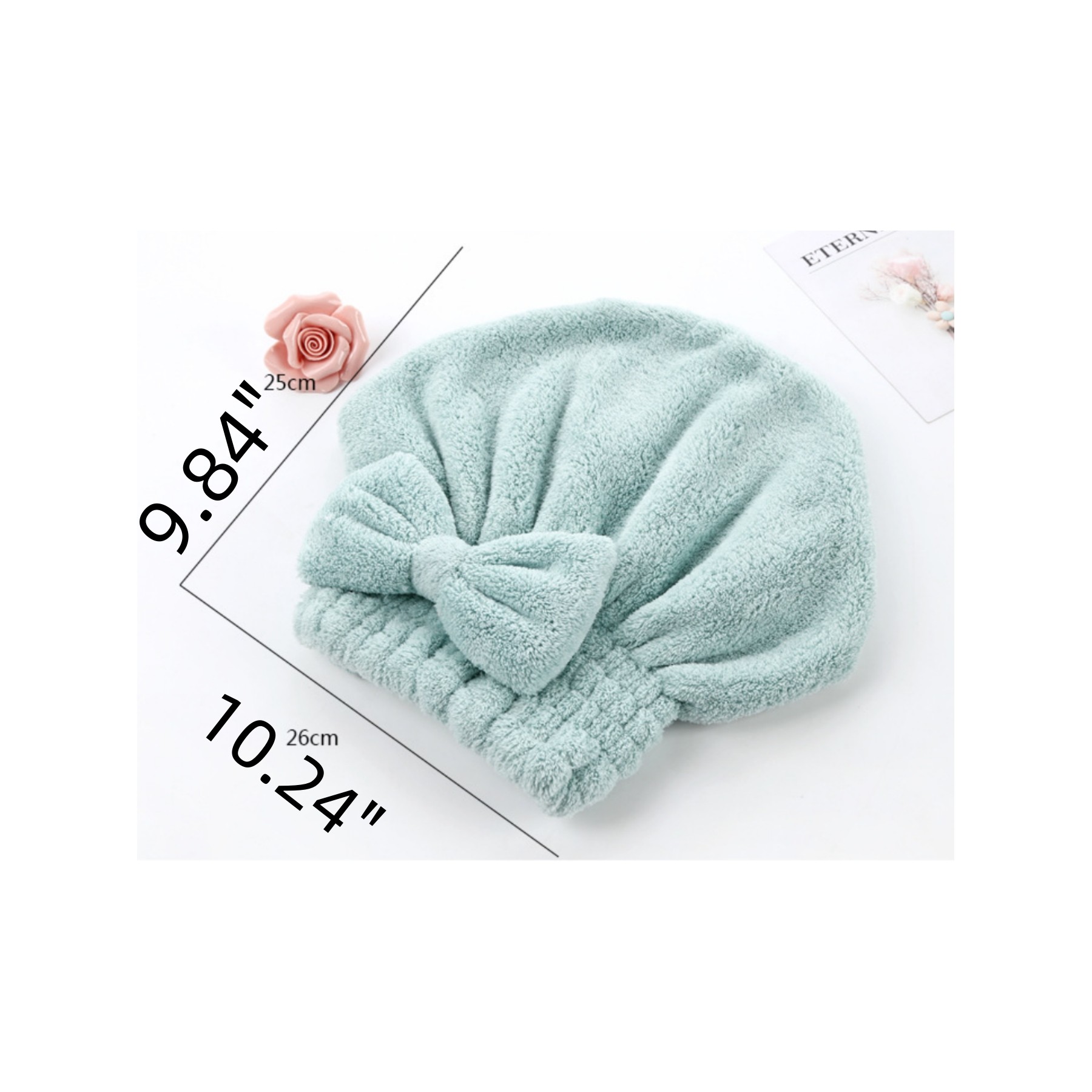Super Absorbent Quick Dry Magic Hair Turban Wrap 2