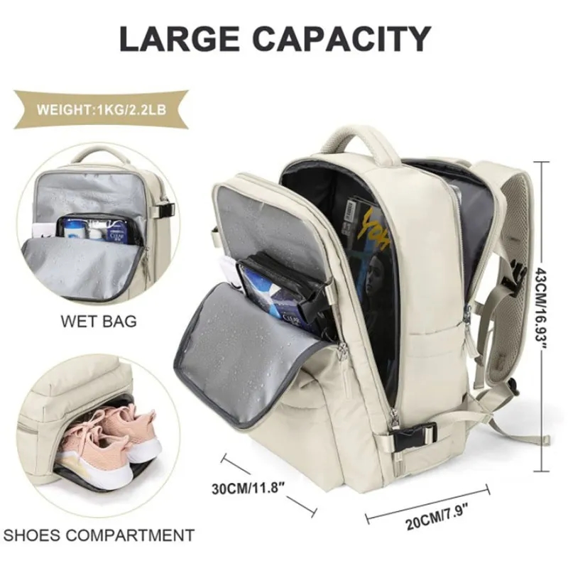 Carry on Backpack-Large Travel Backpack 3