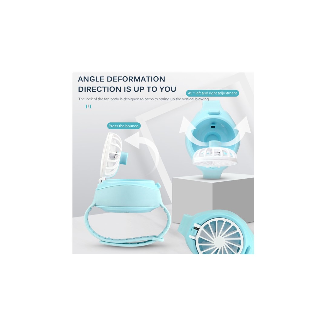 Mini USB Charging Watch Fan 4