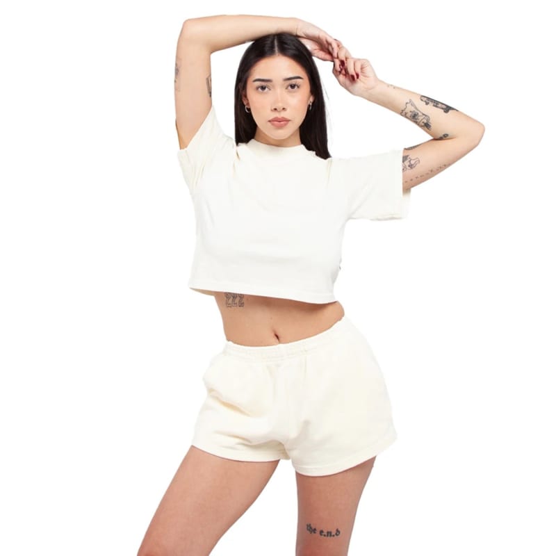 Shaka Wear Ladies' Garment Dye Fleece Shorts 4