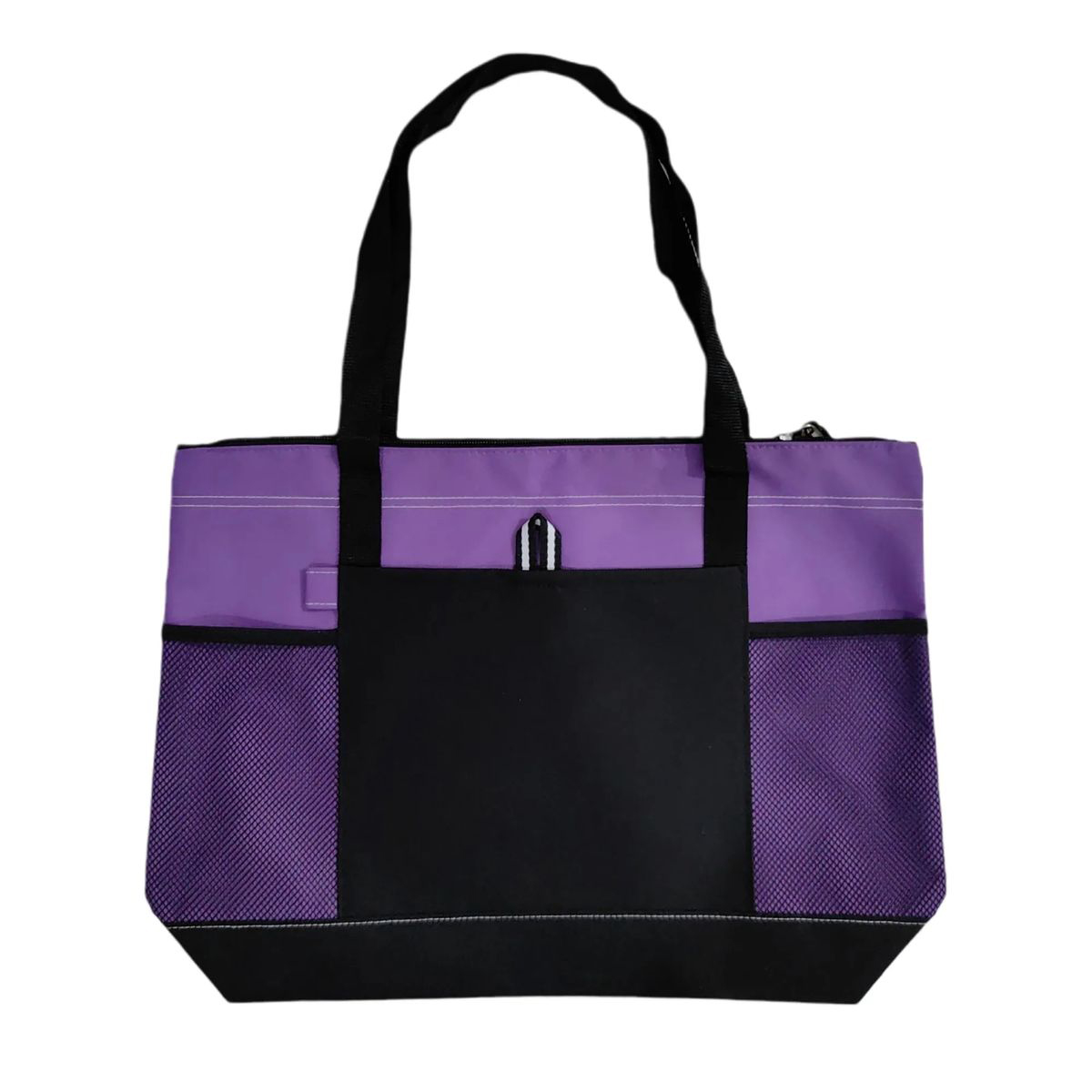 Zippered Polyester Tote for Office or Errands 1