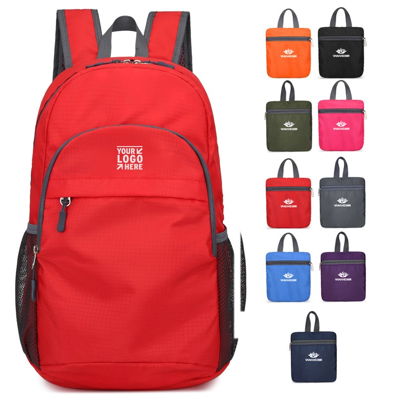 Outdoor Folding Backpack Lightweight Packable Backpack Travel Hiking Daypack Small Casual Foldable 3
