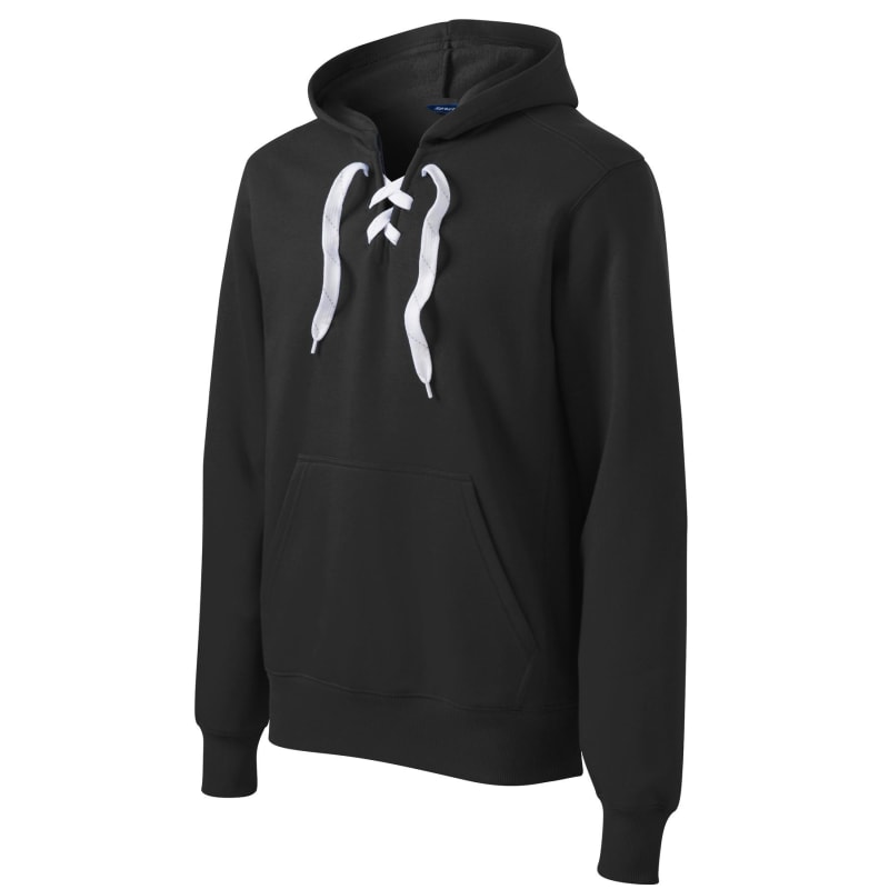 Sport-Tek Lace Up Pullover Hooded Sweatshirt., custom hoodie or sweatshirt with logo imprint 3