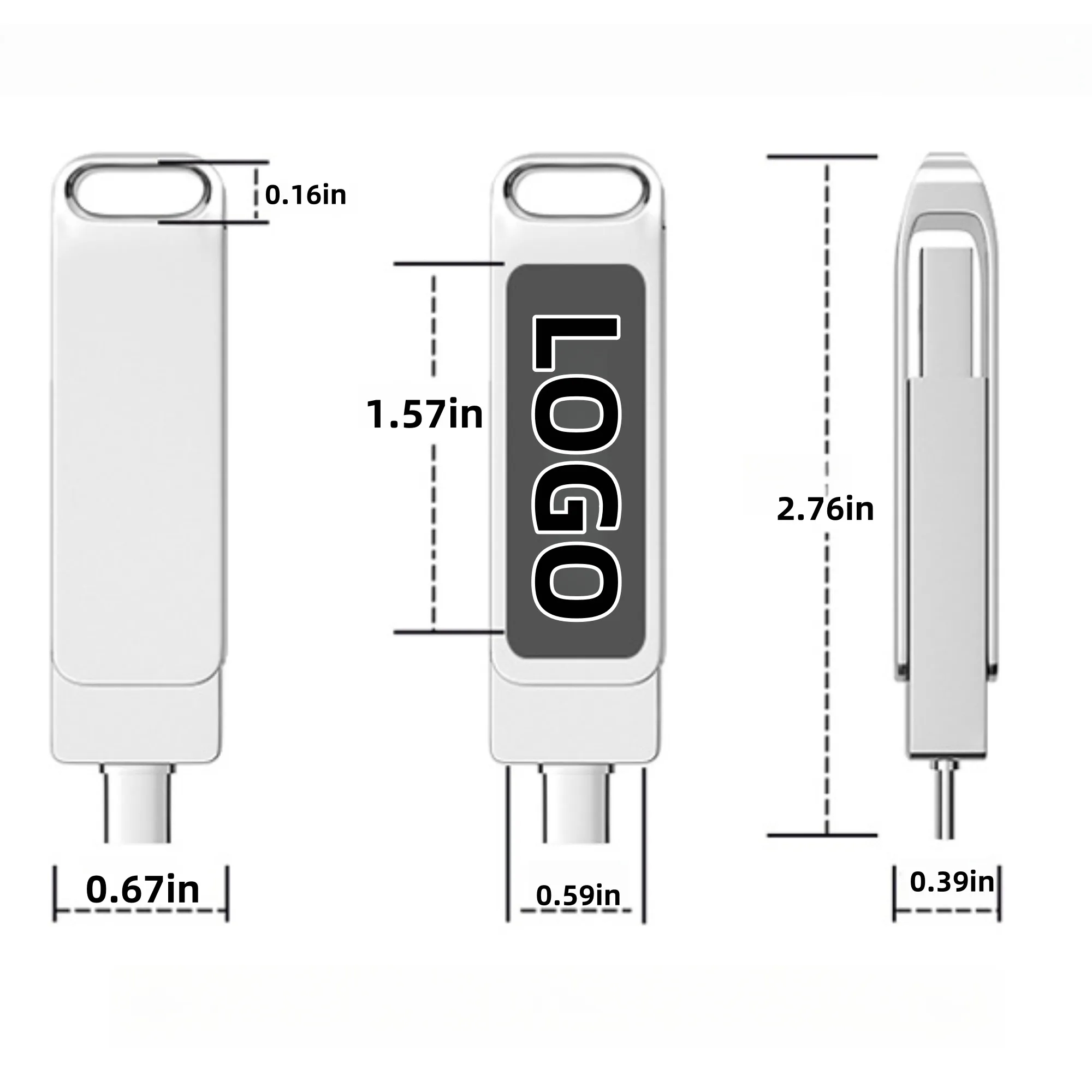 64G 2-in-1 mobile phone USB flash drive Type-C USB high-spee 3