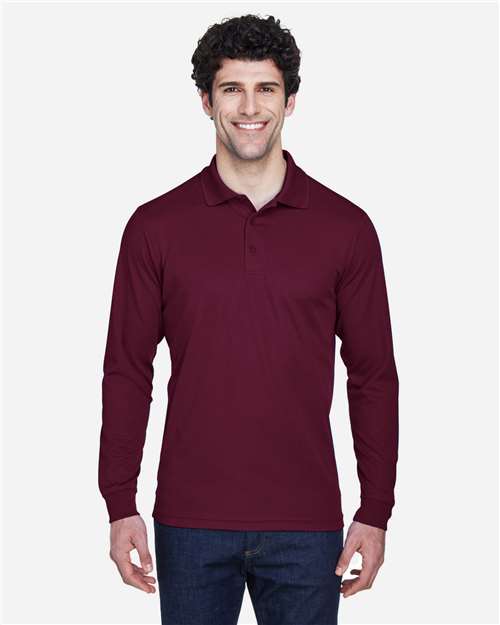 Men's Pinnacle Performance Long Sleeve Piqué Polo - 88192 36