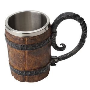 Kndatle Handmade Wooden Barrel Beer Mug 6