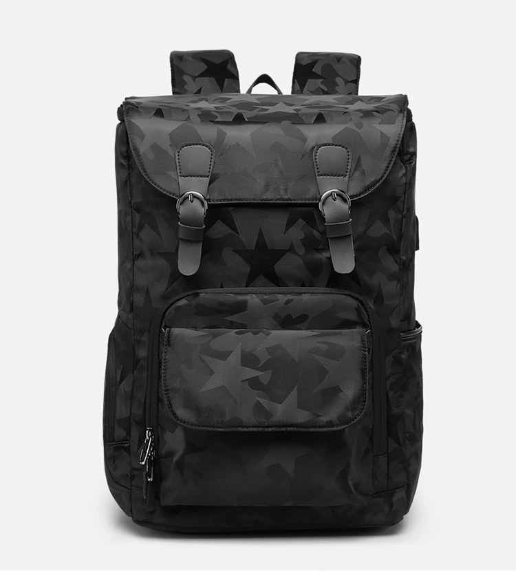 Custom Men's Sports Waterproof Laptop Bags with USB Port 5