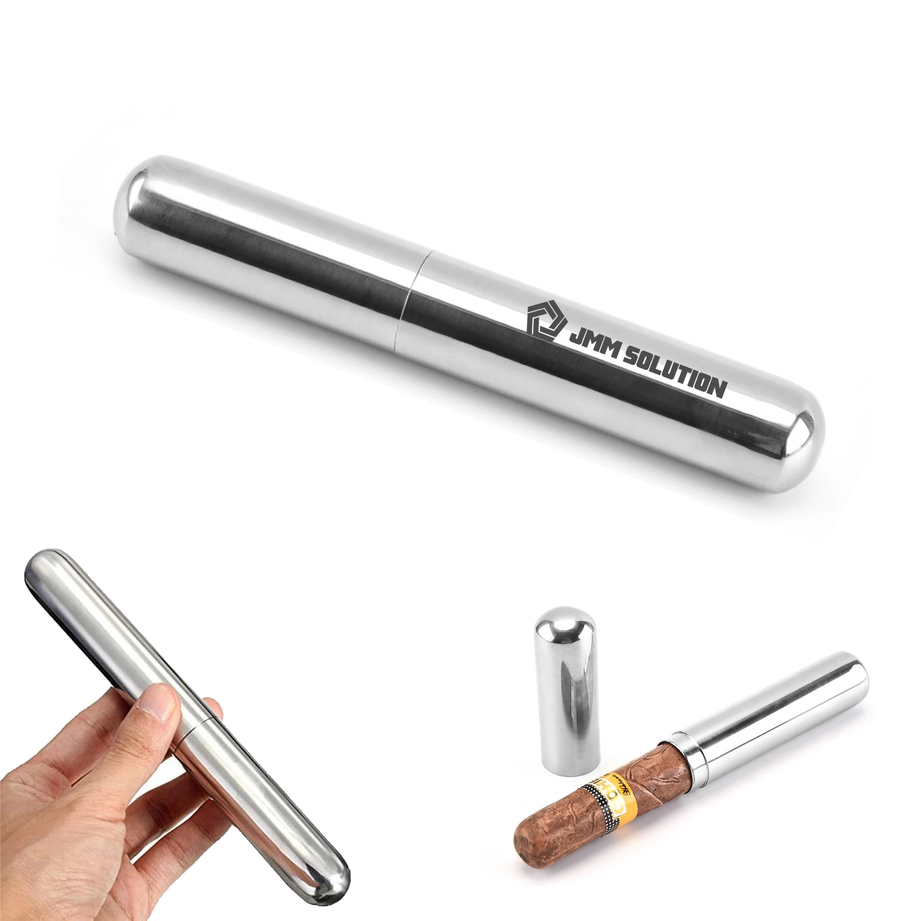 Metal Cigar Tube For One 2