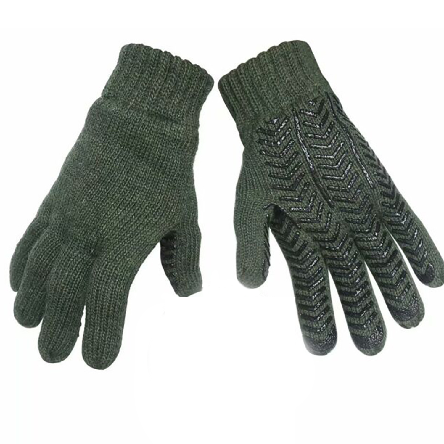 Poly-Cotton Non-Slip Thickened Knitted Gloves 8