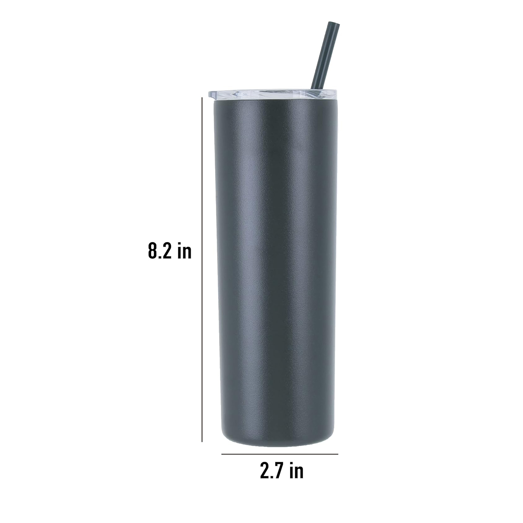 20 oz Stainless Steel Skinny Tumbler Personalized 3