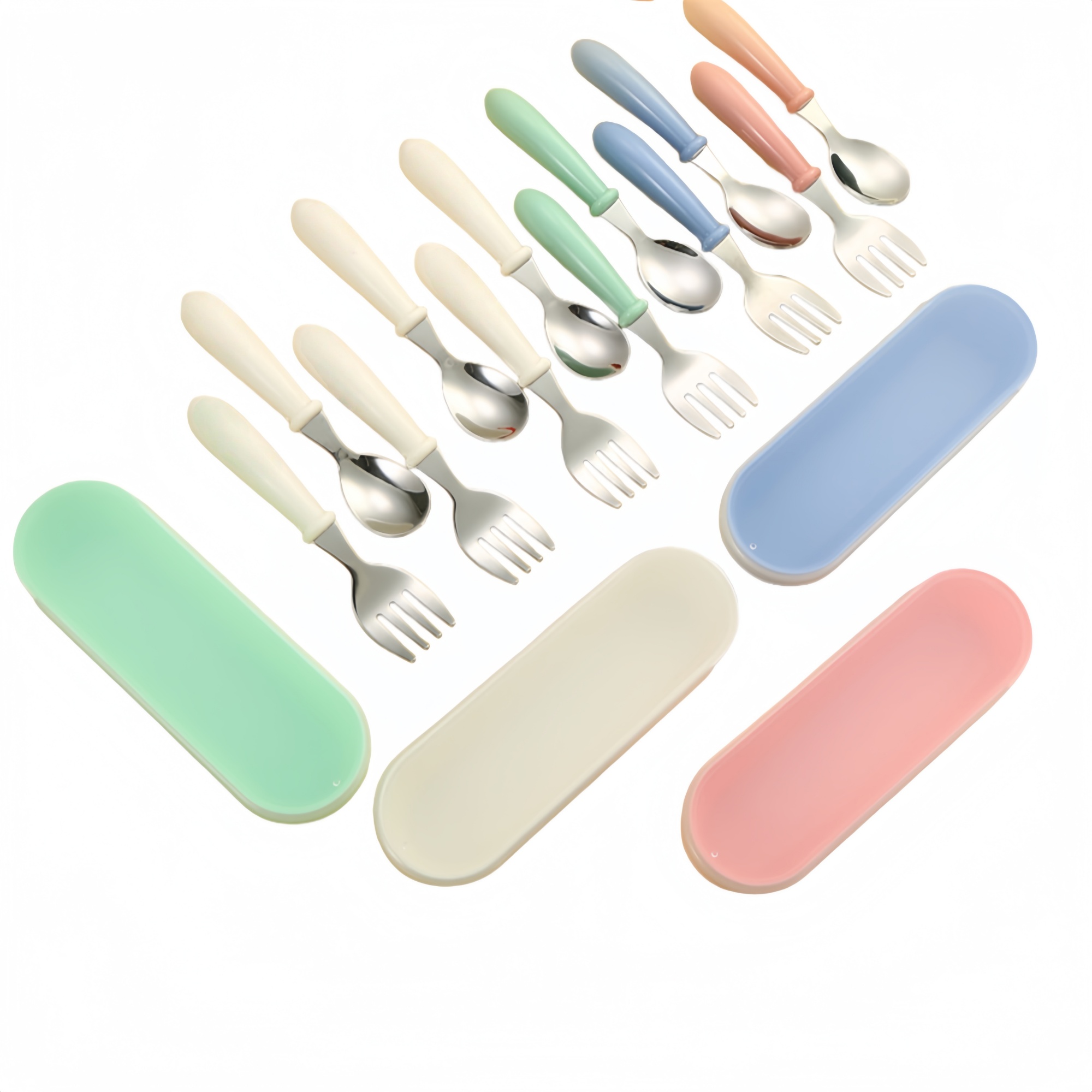 Stainless Steel Children's Three-Piece 2