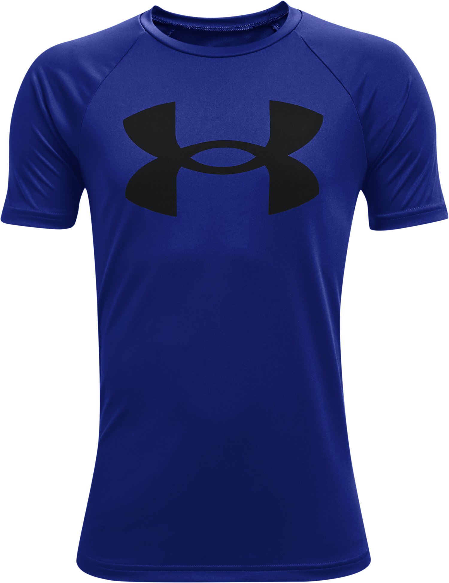 UA Tech Big Logo Boys' Short Sleeve 20