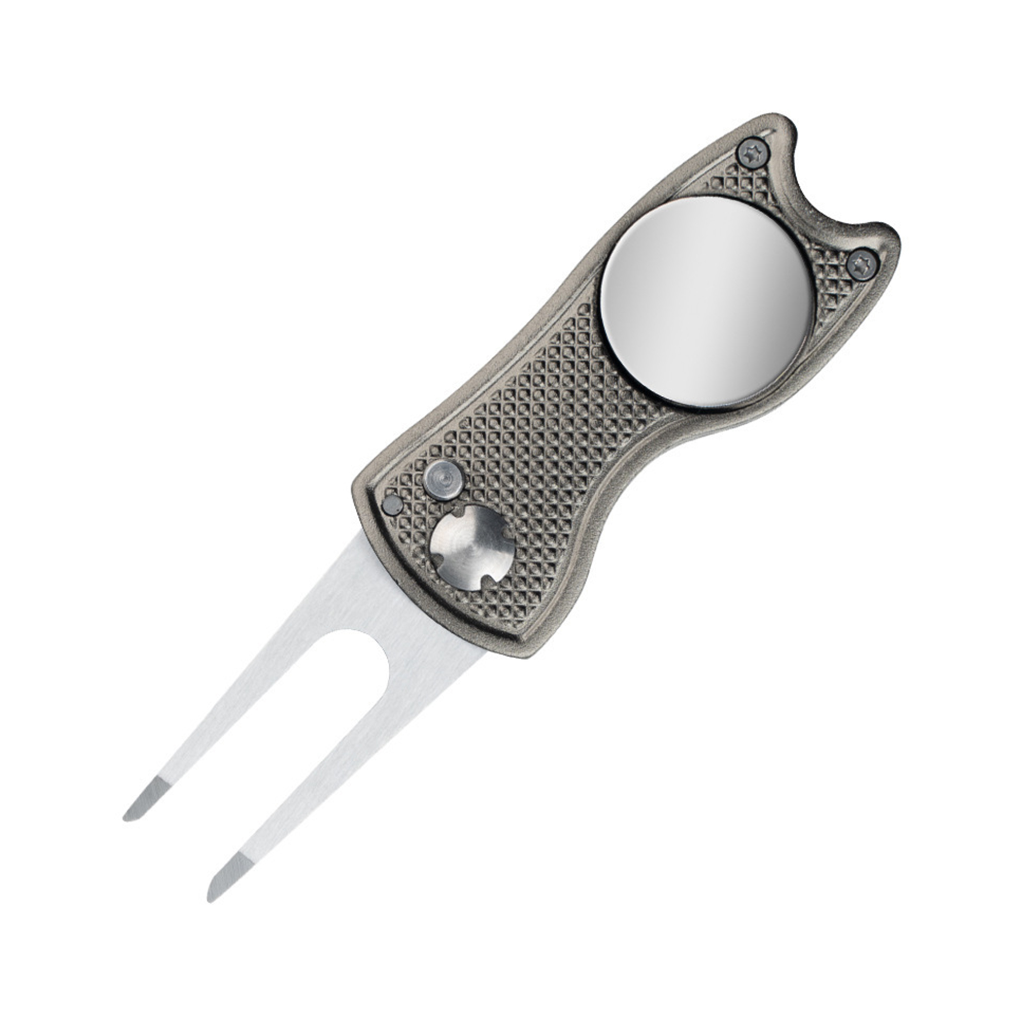 Metal Foldable Golf Divot Tool Magnetic Marker 7