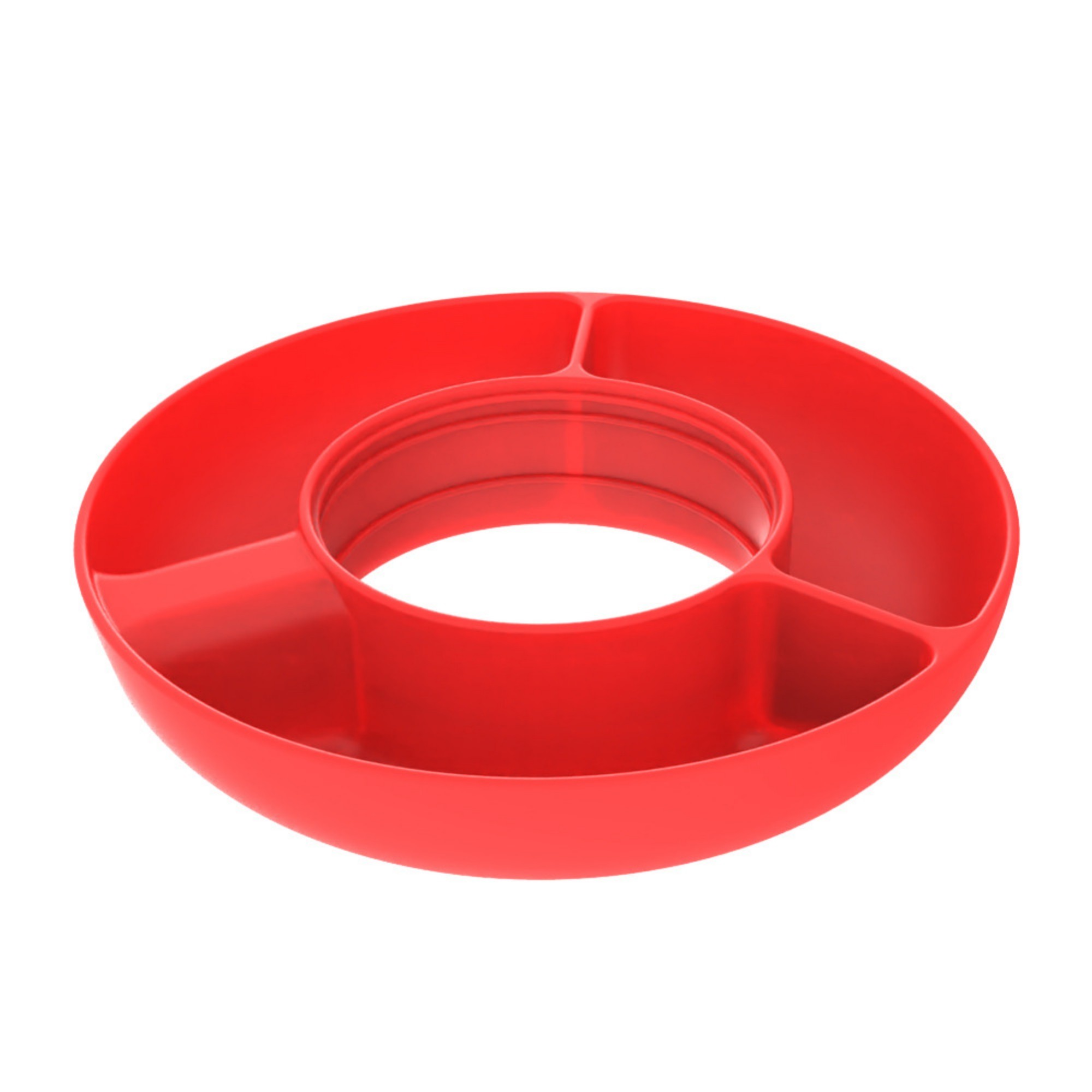 3 Compartment Silicone Snack Tray 10