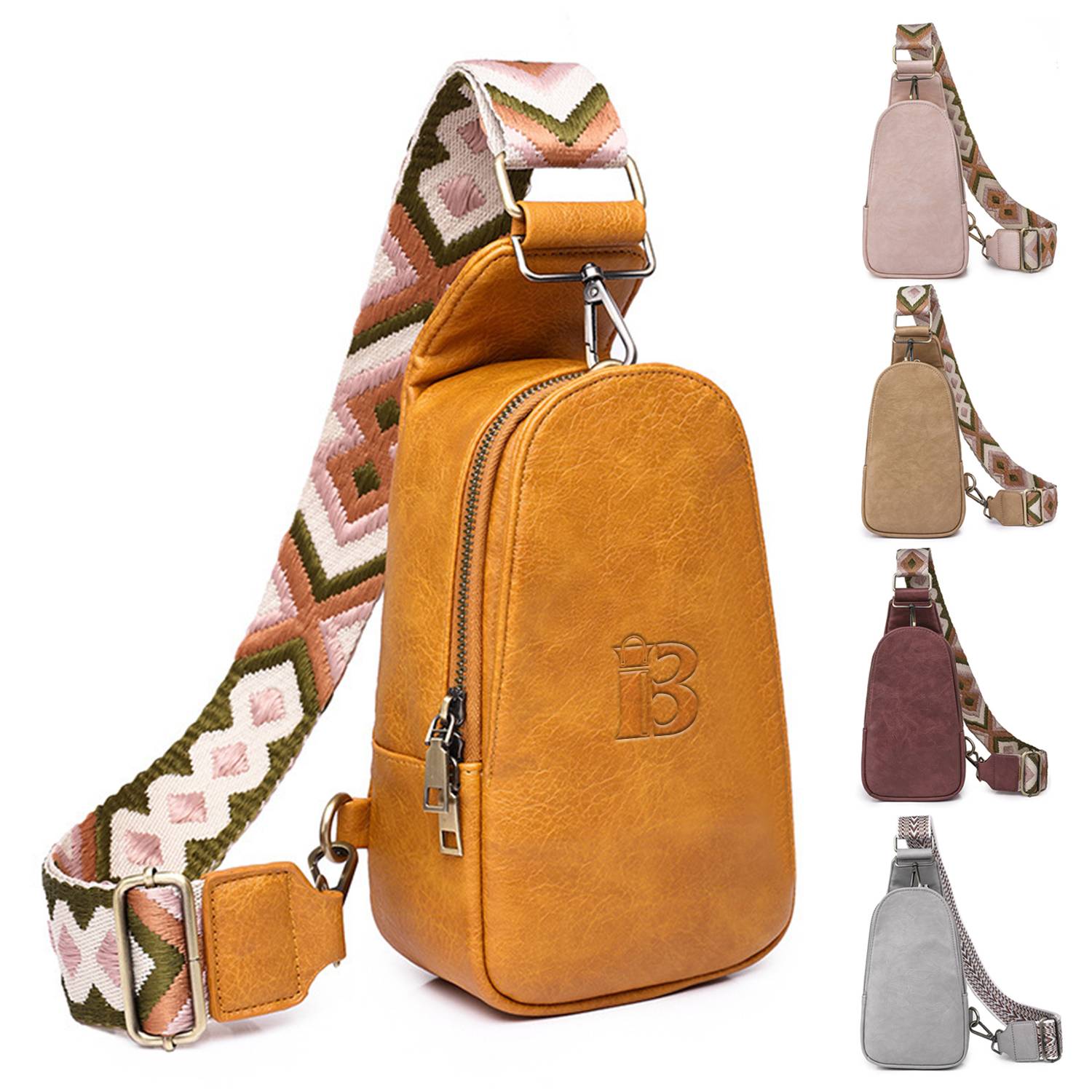 PU Leather Fashion Women's Chest Bag 10