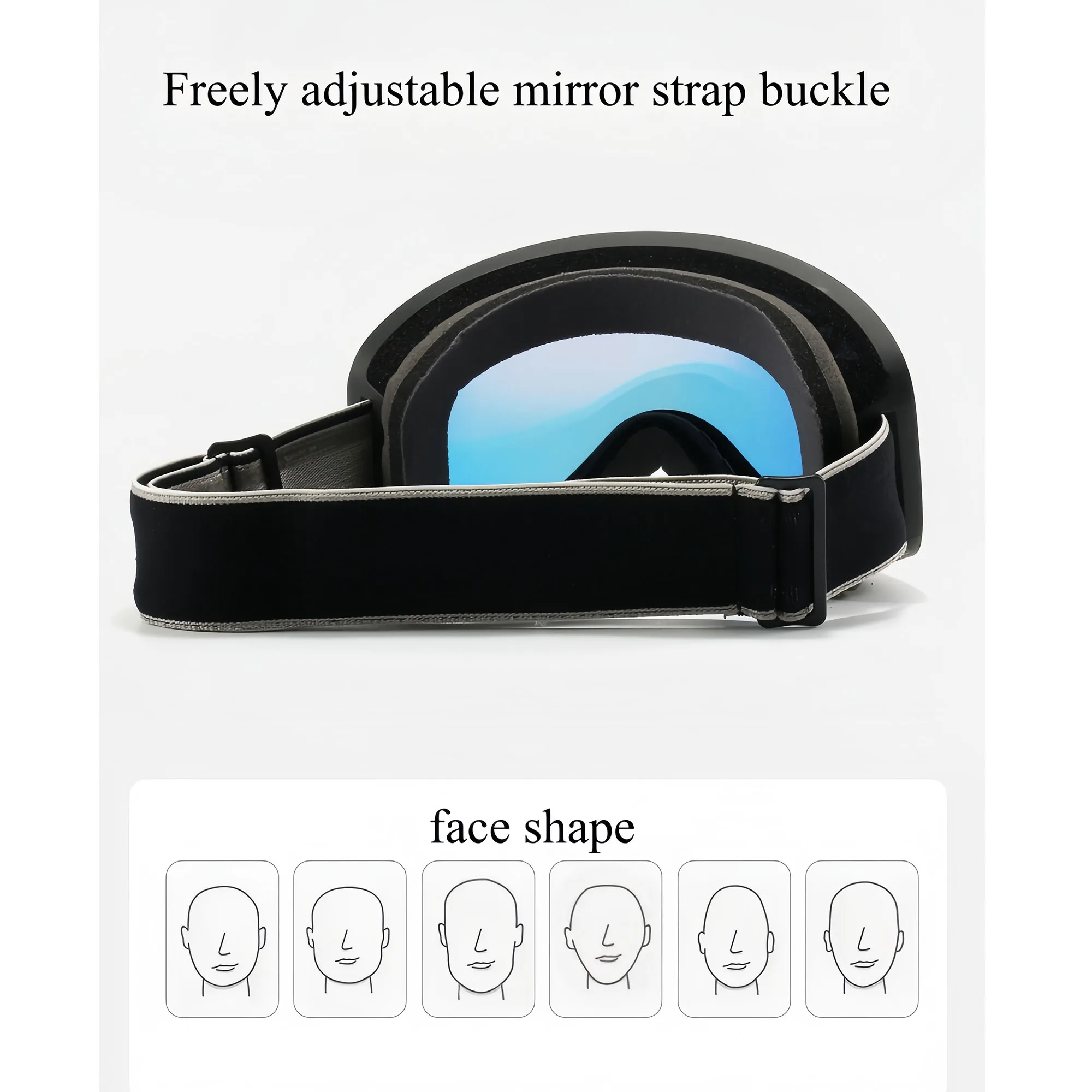 Premium Anti-Fog Ski Goggles With Ventilation 4