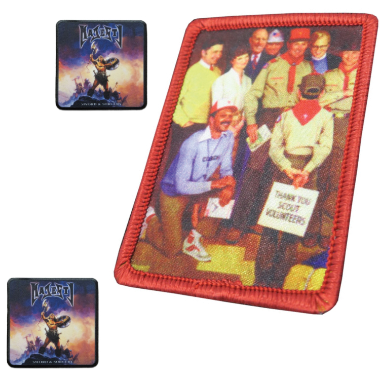 3.5" Full Color Heat Transfer Printing Patch 1
