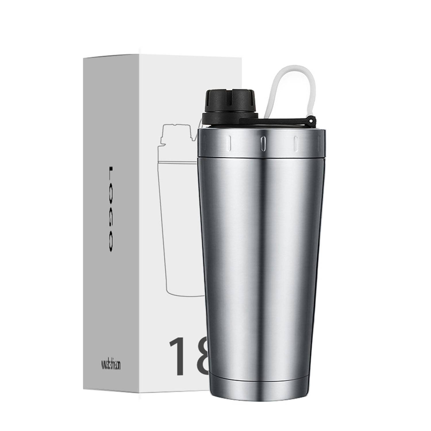 18oz stainless steel Large capacity with scale insulated cup 3