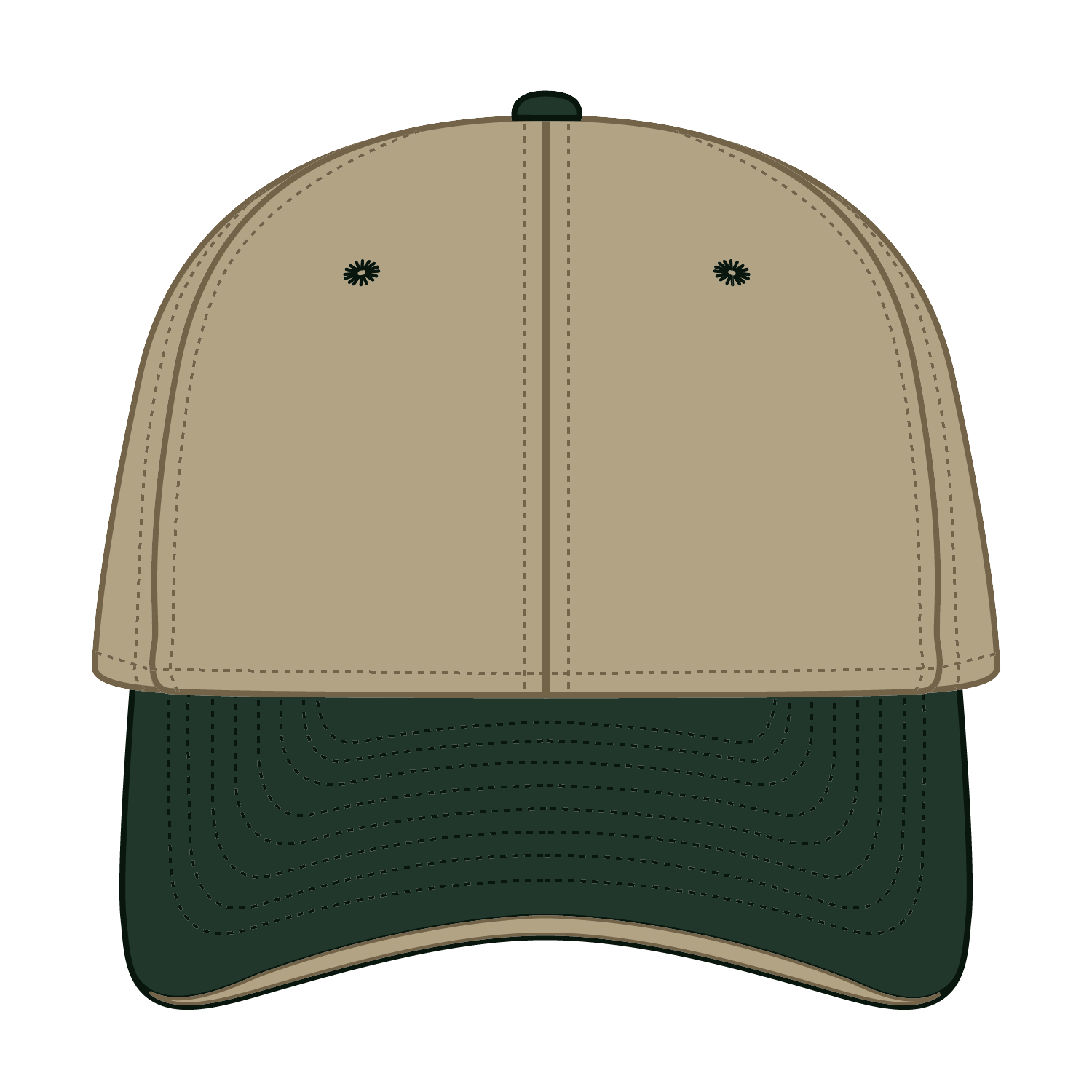 OTTO CAP® OTTO FLEX® Fitted 6 Panel Low Profile Baseball Cap 5