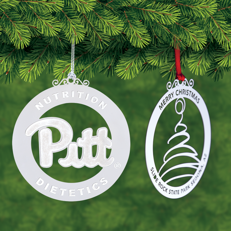 2" Etched Ornament 2
