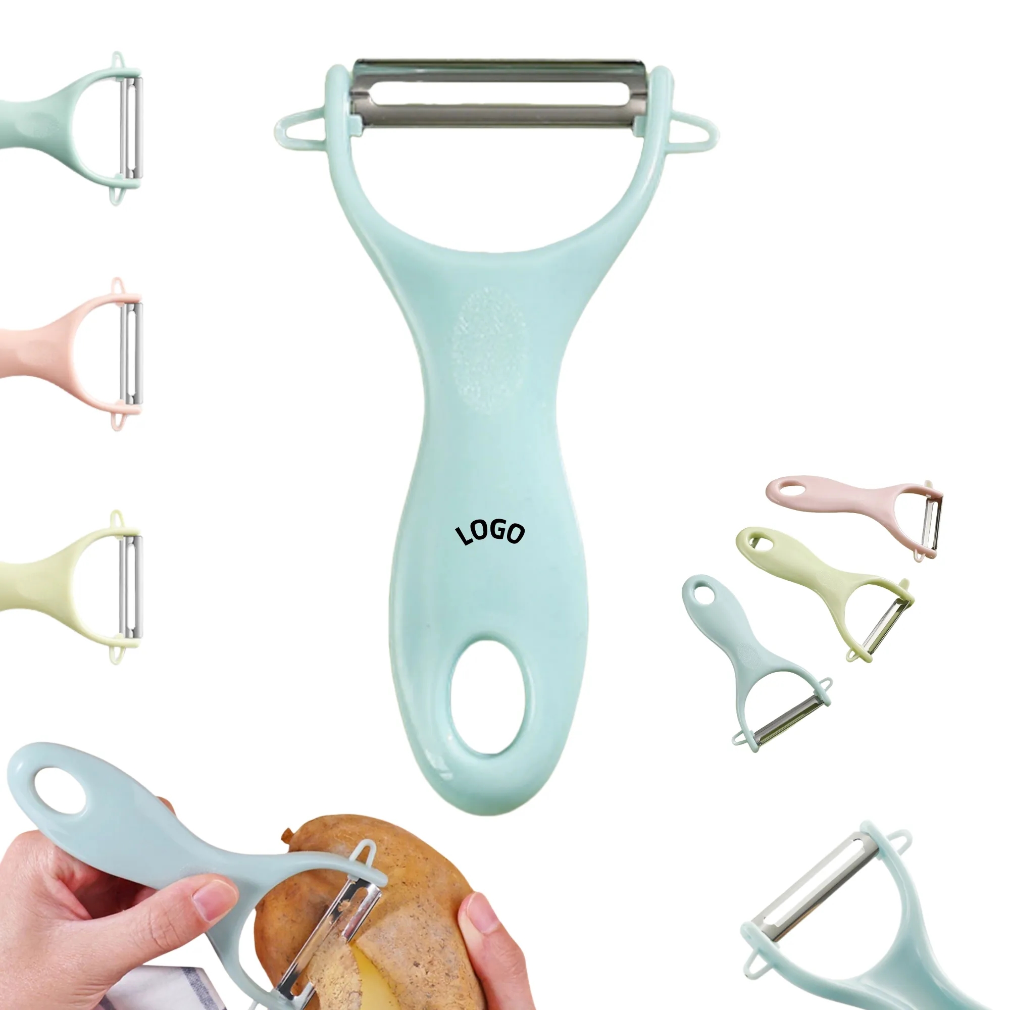 Kitchen Stainless Steel Vegetable Fruit Peeler 4