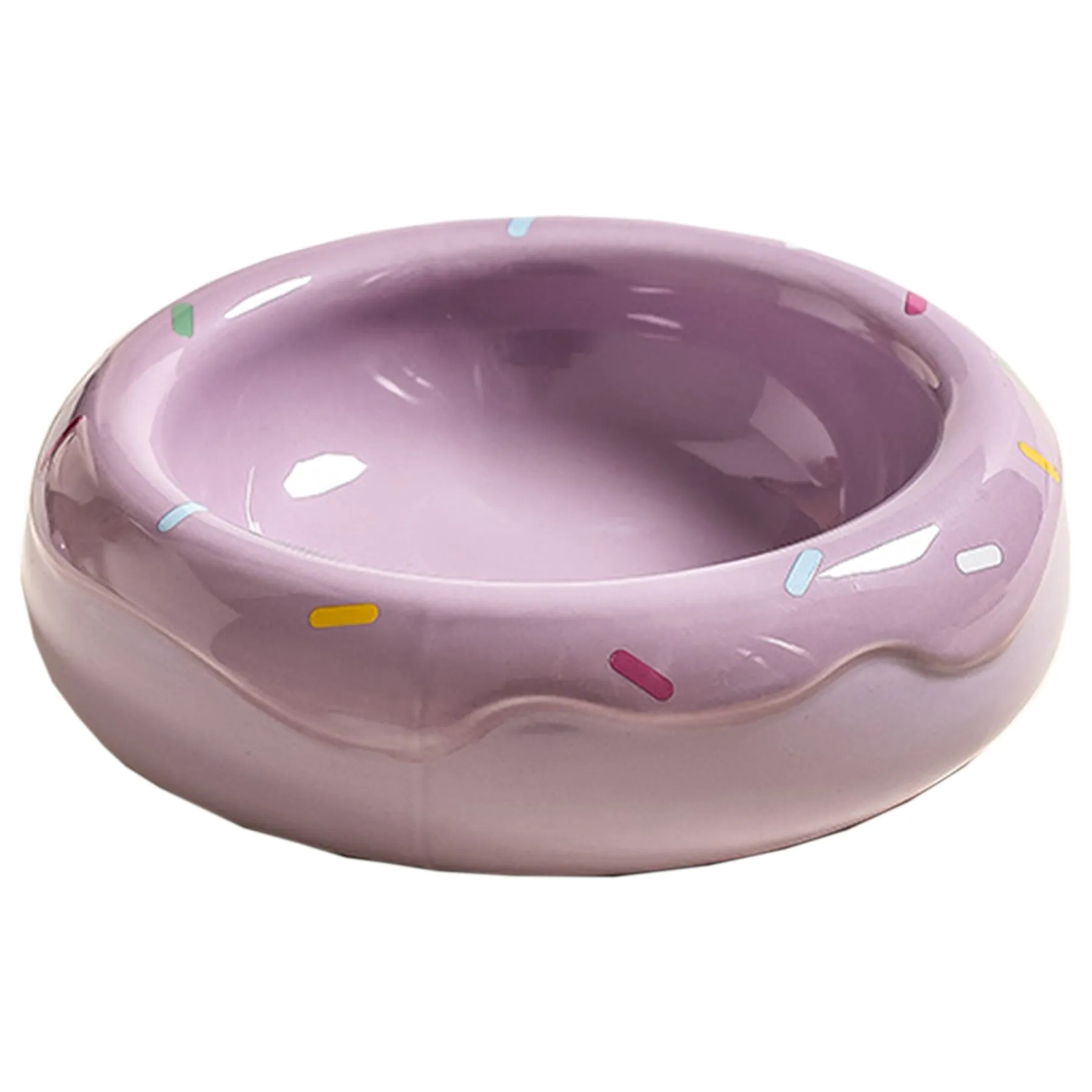 Ceramic Slanted Cat Food Bowl 4