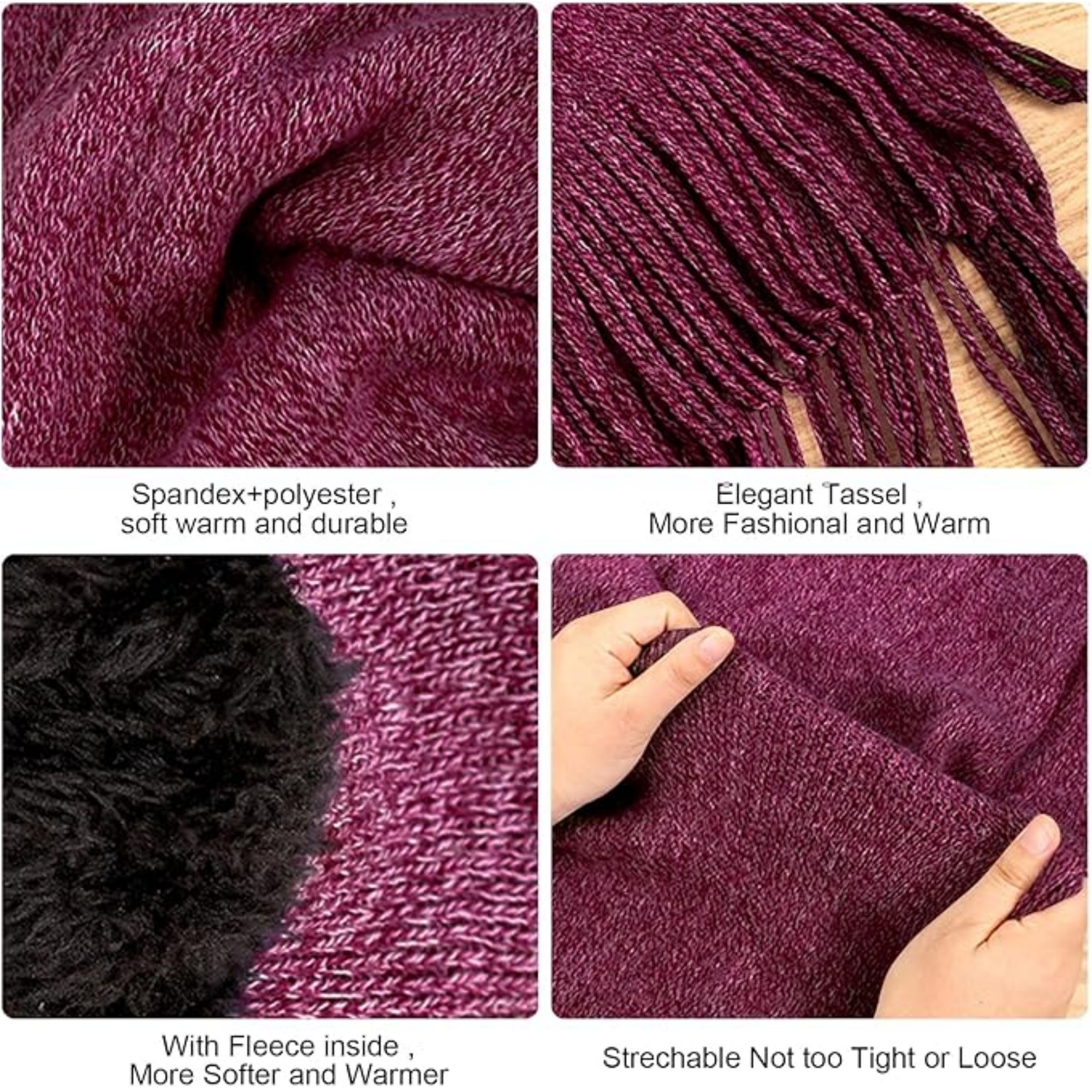 Winter Hat Scarf Gloves Set 5